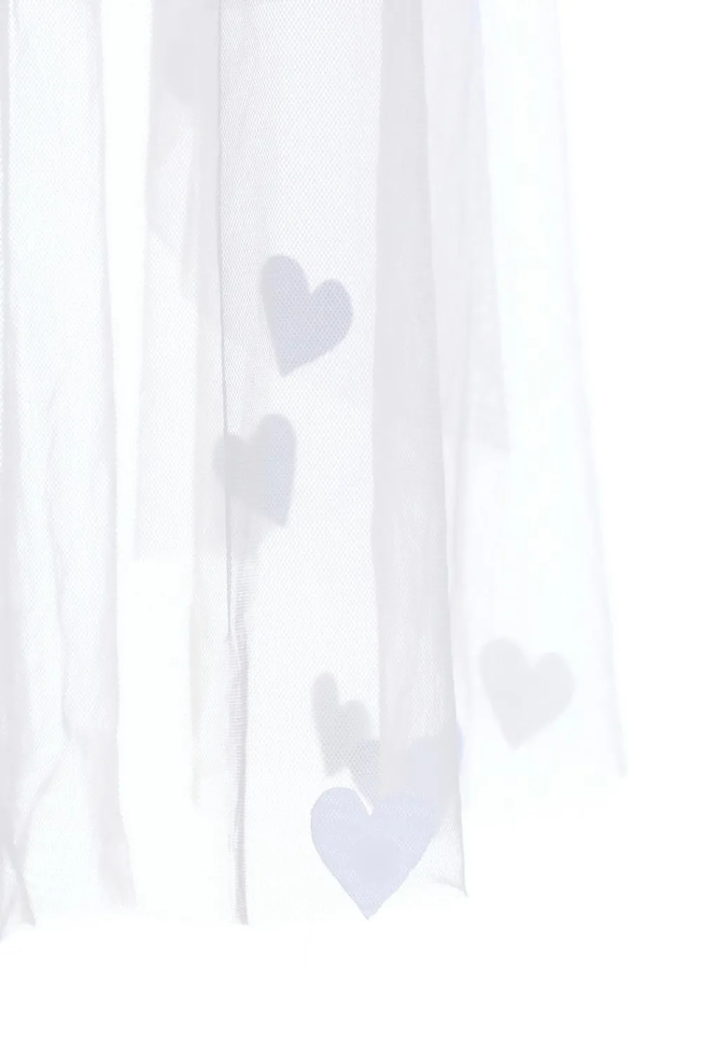 Quiz Wedding Accessories|Hair Accessories>Bridal White Heart Veil