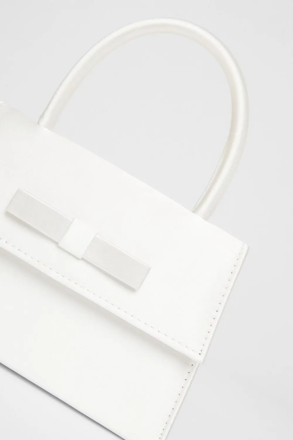 Quiz Wedding Accessories|Bride To Be>Bridal Satin Top Handle Bag