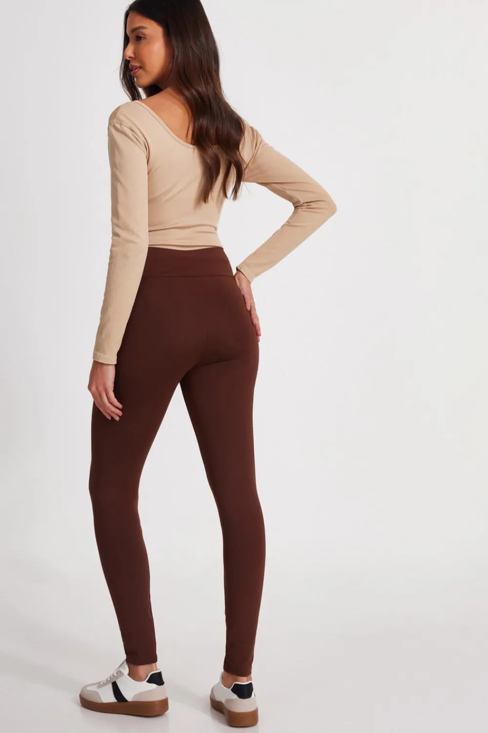 Quiz Modest|Leggings>Crossover Waist Leggings