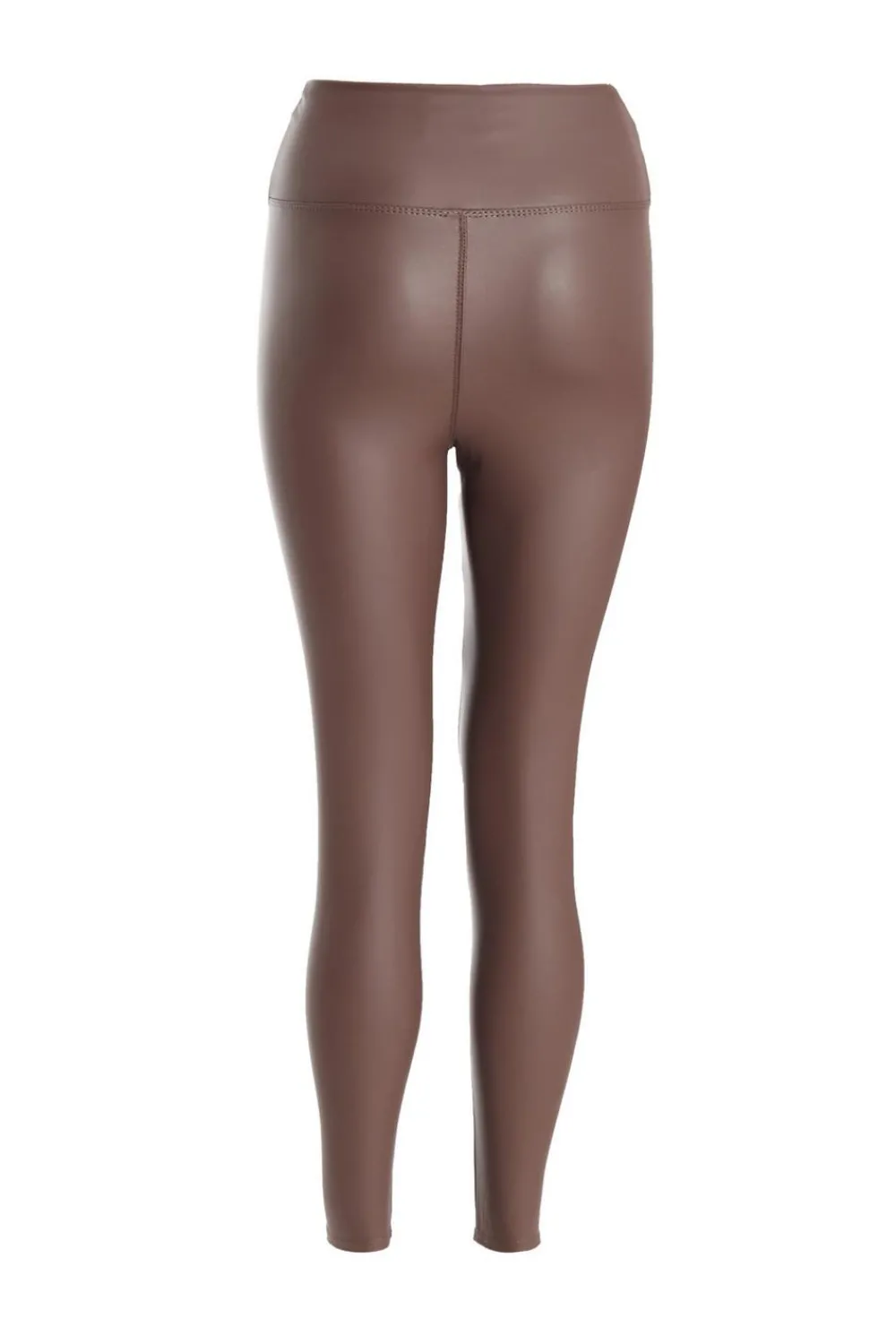 Quiz Trousers|Leggings>Brown Faux Leather Leggings