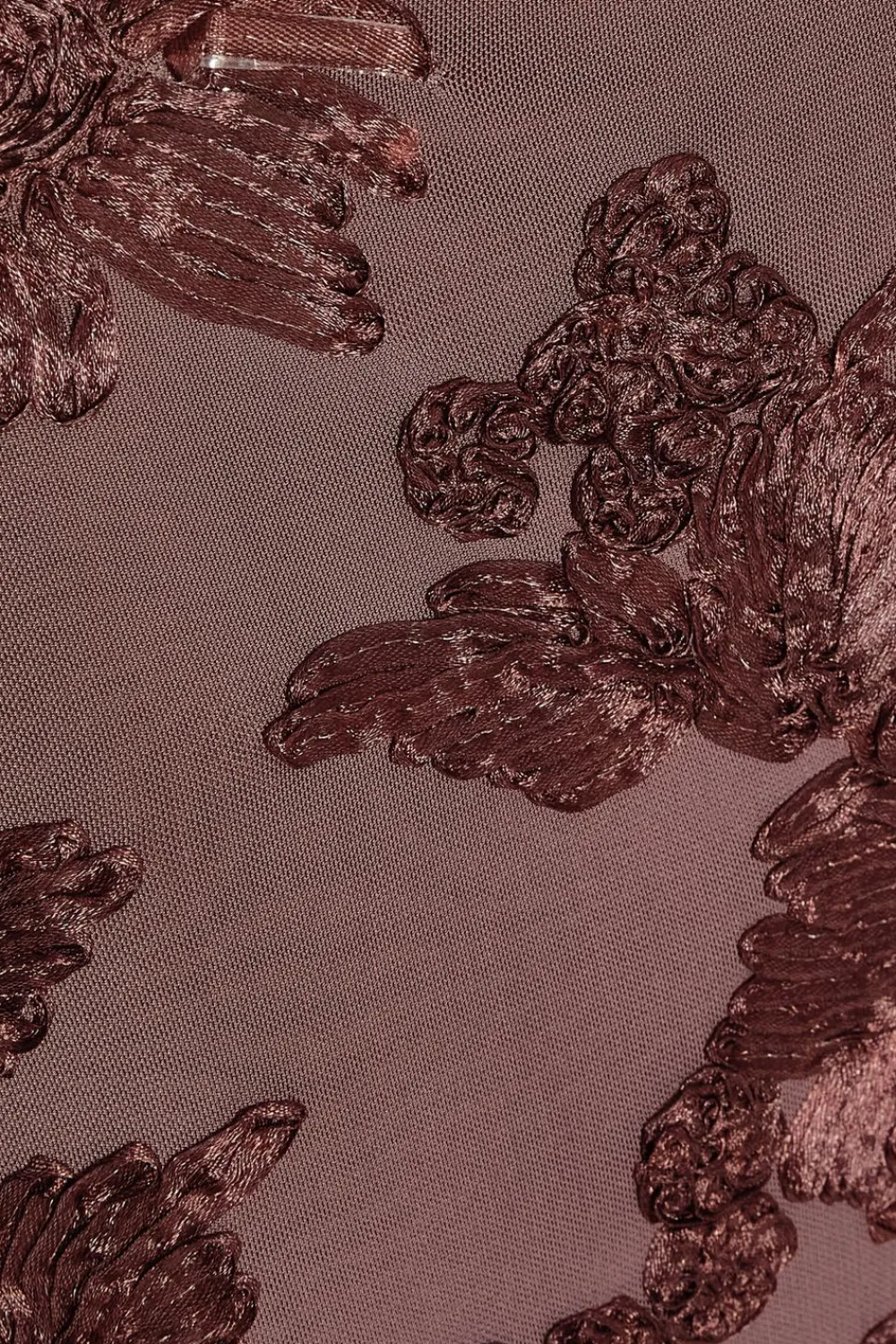 Quiz Day At The Races|Christening Guest>Brown Floral Applique Midaxi Dress