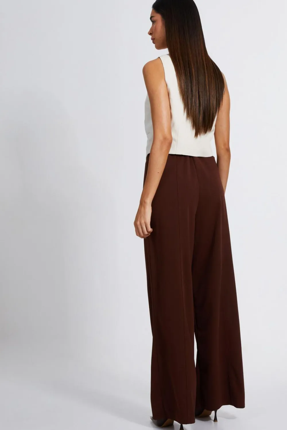 Quiz Trousers|Casual Clothing>High Waist Wide Leg Trousers