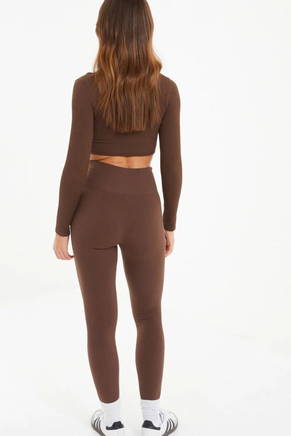 Quiz Leggings|Knitwear>Knit Ribbed Leggings