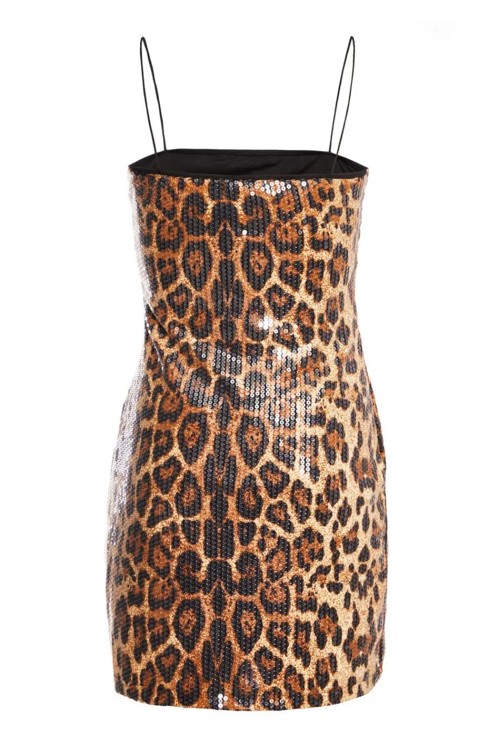 Quiz Mini Dresses|Going Out Dresses>Brown Leopard Sequin Mini Dress