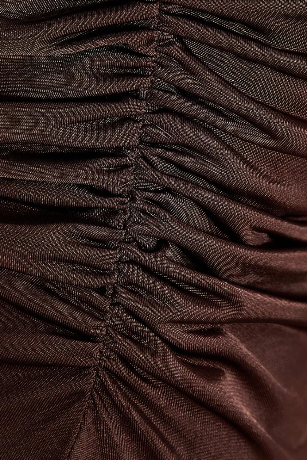 Quiz Going Out|Midi Dresses>Brown One Shoulder Midaxi Dress