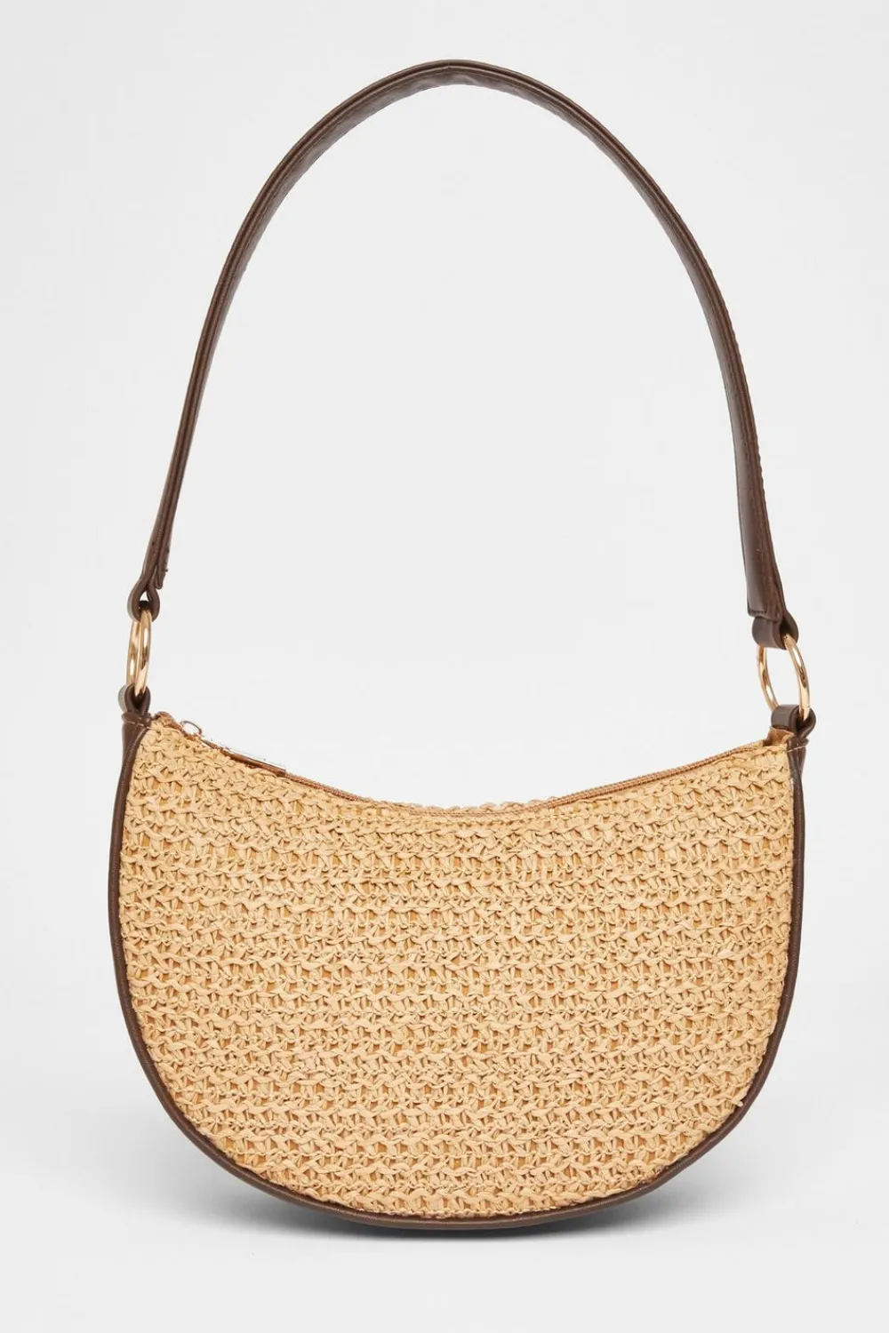 Quiz Holiday Accessories|Bags>Brown Raffia Shoulder Bag