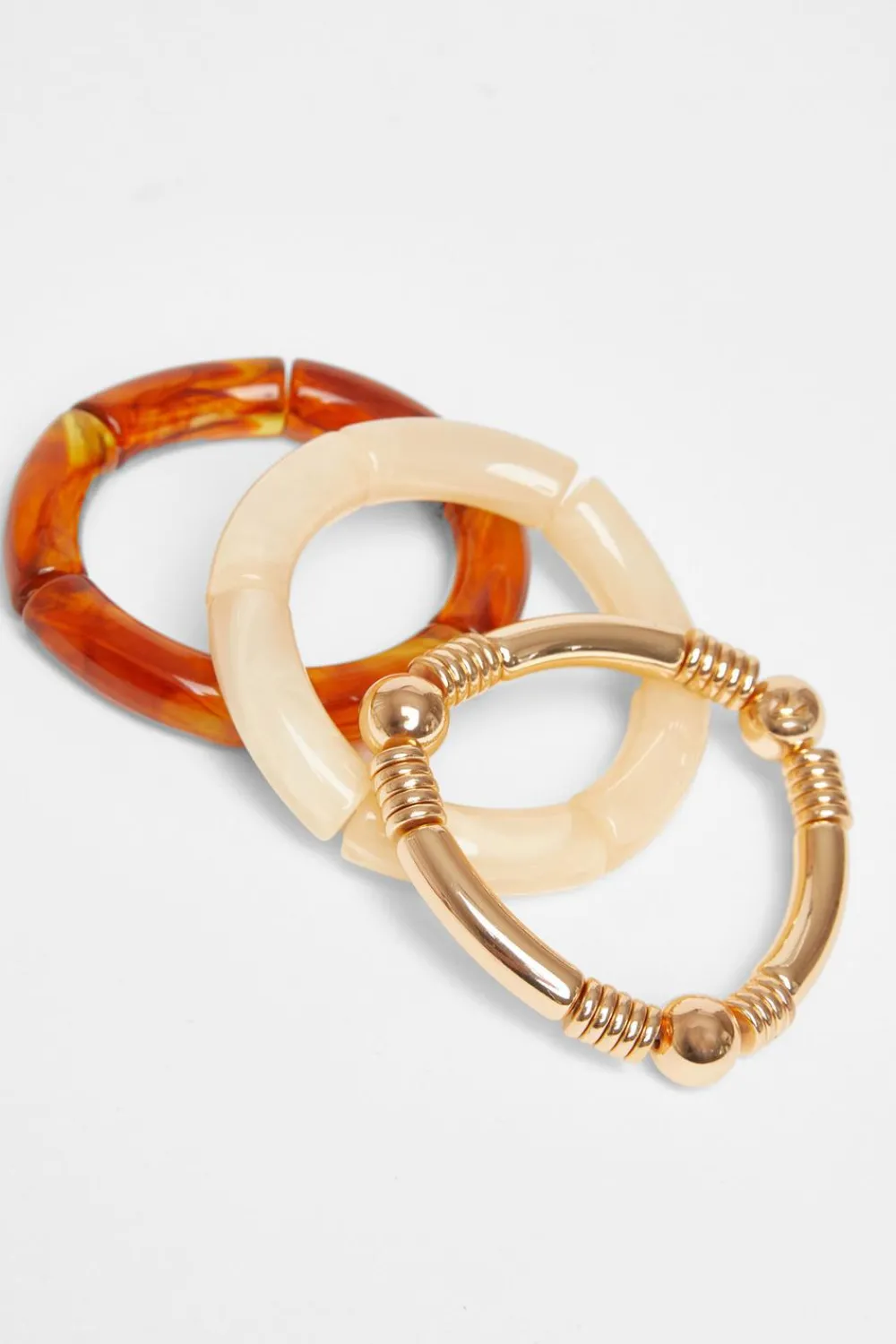 Quiz Jewellery|Holiday Accessories>Brown Resin Bracelet Set