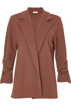 Quiz Workwear|Jackets & Coats>Ruched Sleeve Blazer