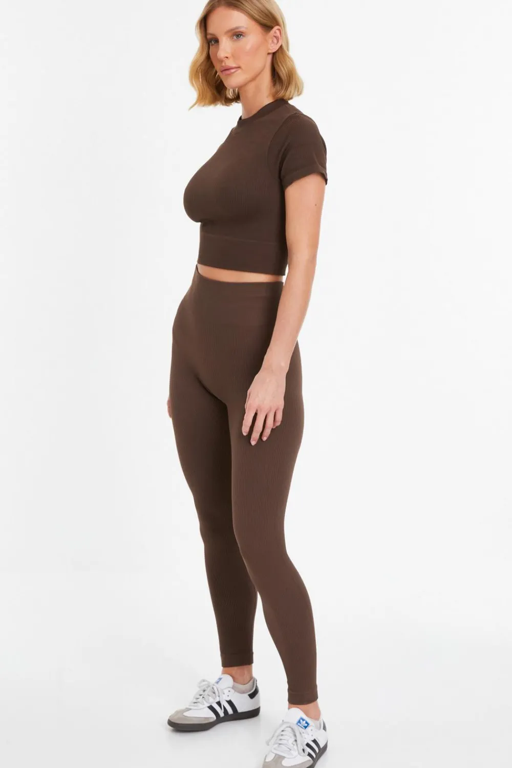 Quiz T-Shirts|Day Tops>Seamless Crop Top