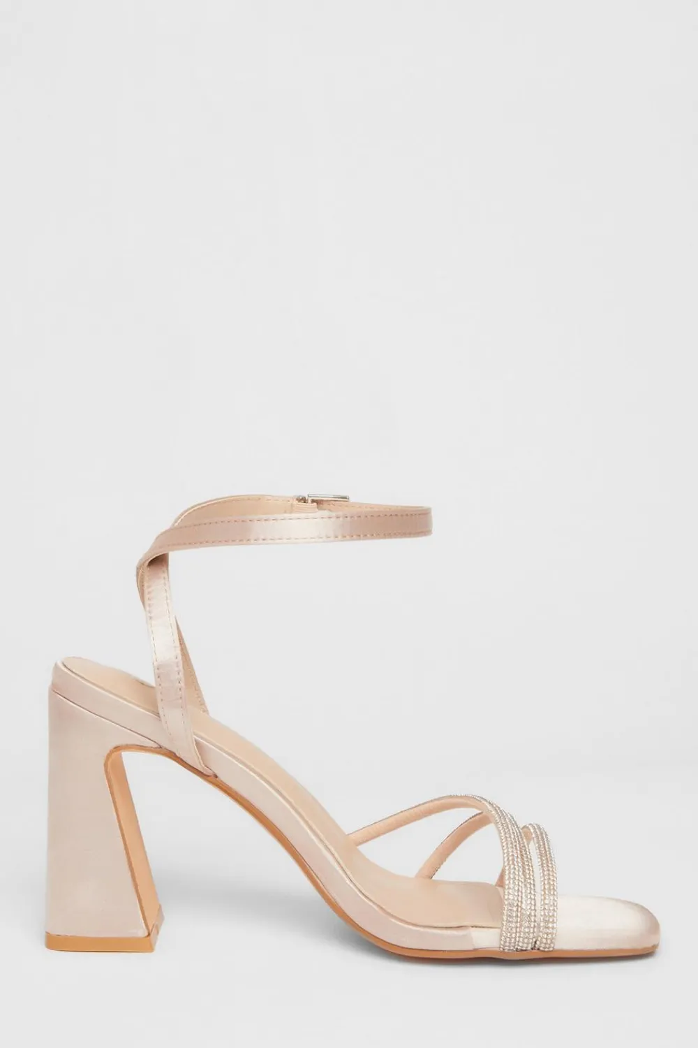 Quiz Occasion Shoes|Heels>Diamante Block Heels
