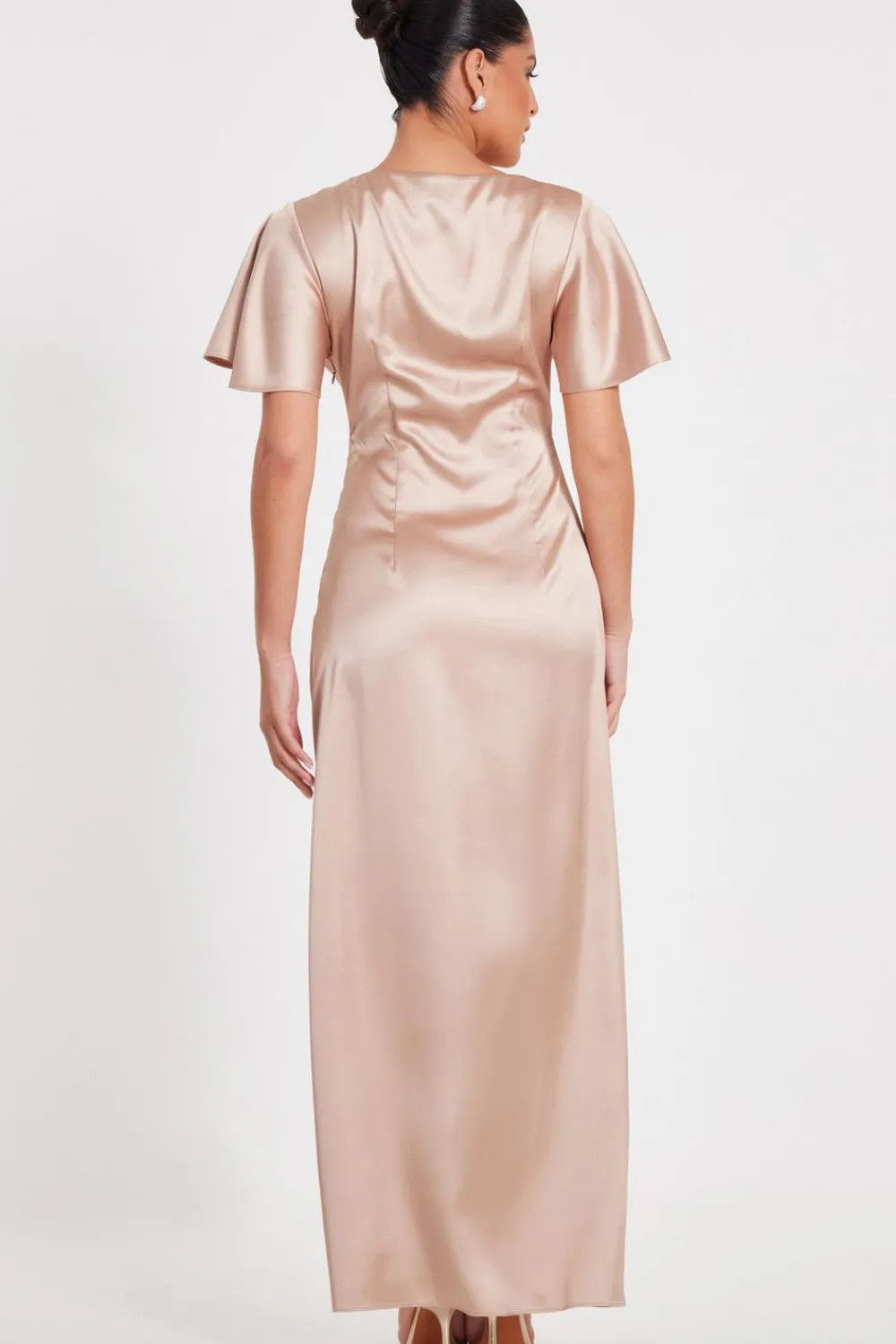 Quiz Evening Dresses|Christening Guest>Knot Front Maxi Dress