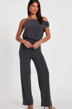 Quiz Going Out Jumpsuits|Jumpsuits>Asymmetric Draped Jumpsuit
