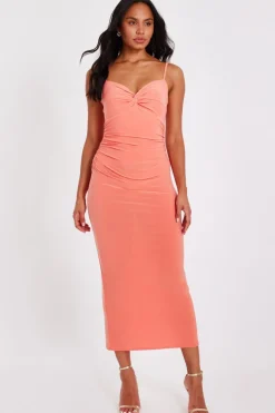 Quiz Summer Clothes|Holiday>Knot Detail Midi Dress