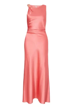 Quiz Day At The Races|Christening Guest>Satin Ruched Midaxi Dress