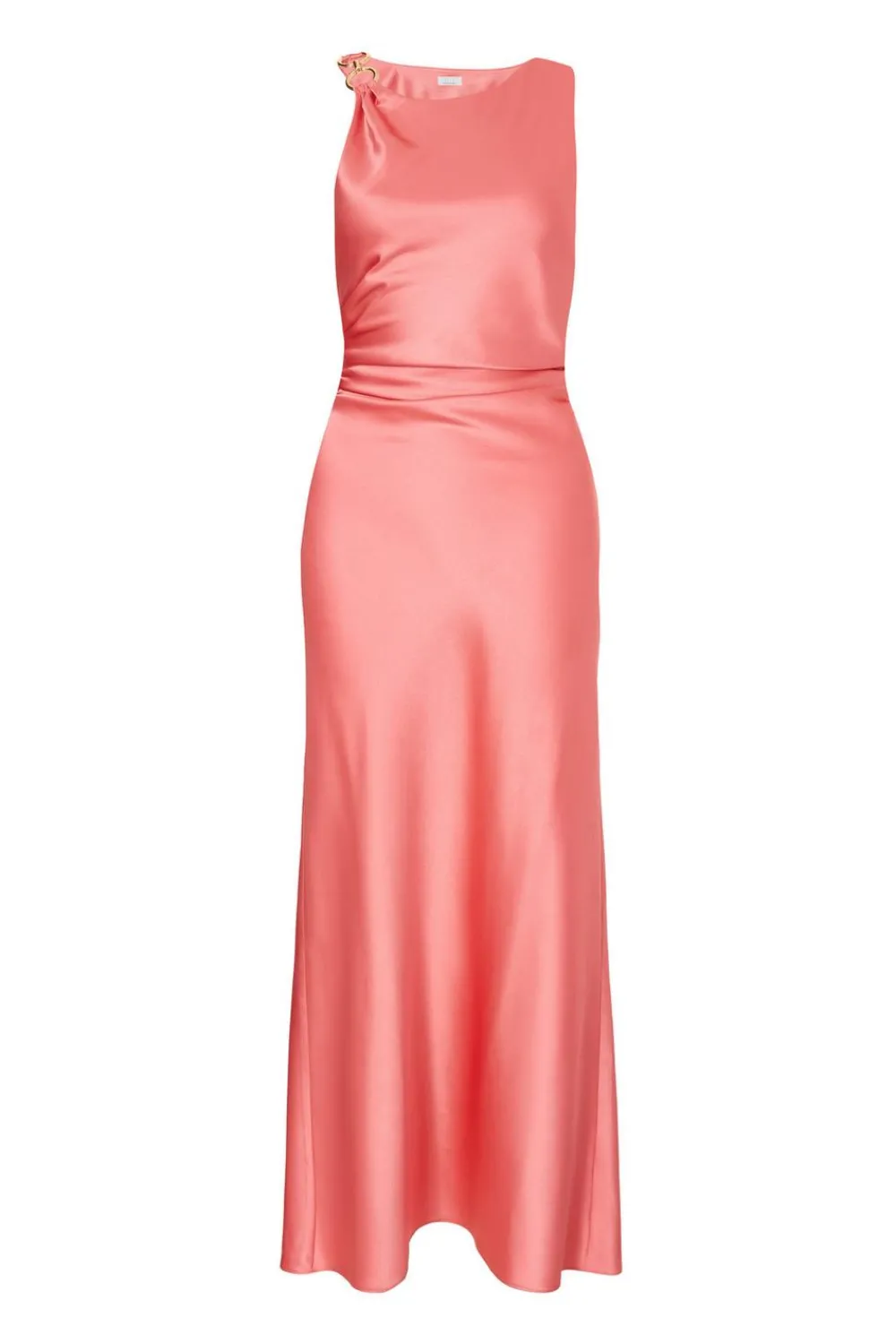 Quiz Day At The Races|Christening Guest>Satin Ruched Midaxi Dress