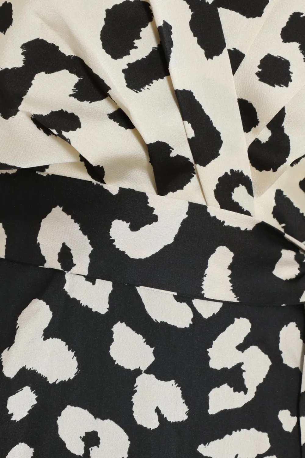 Quiz Playsuits|Playsuits>Cream Animal Print Wrap Playsuit