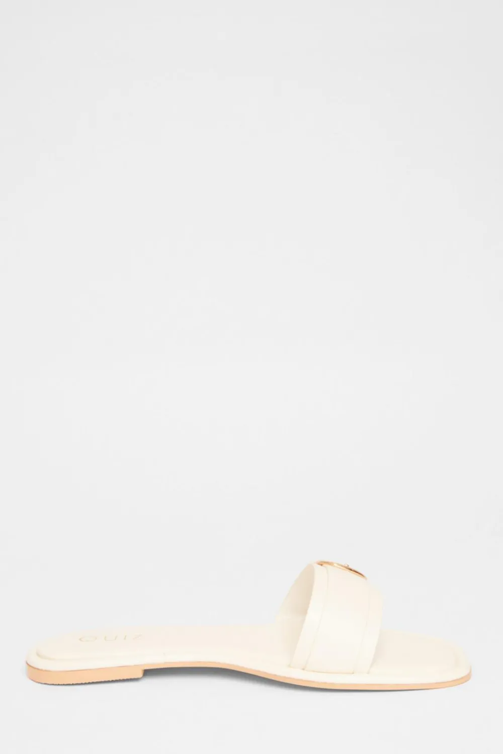 Quiz Sandals|Holiday Shoes>Buckle Flat Sandals