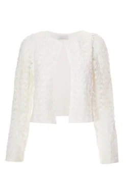 Quiz Day At The Races|Christening Guest>Chiffon Floral Cropped Jacket