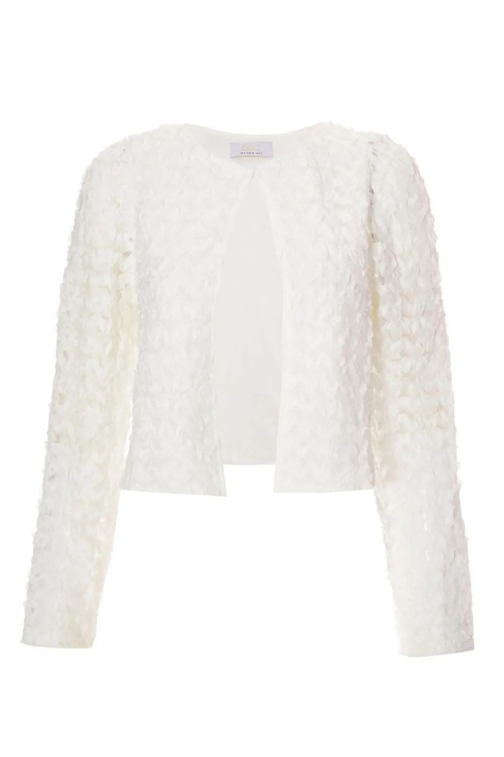 Quiz Day At The Races|Christening Guest>Chiffon Floral Cropped Jacket