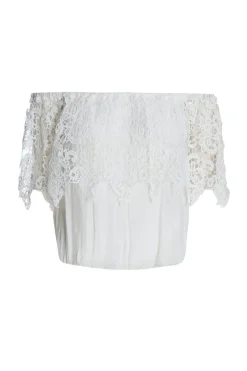 Quiz Summer Tops|Day Tops>Crochet Bardot Top