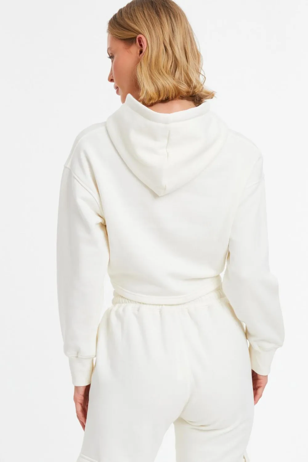 Quiz Everyday Essentials|Co-Ords>Cropped Corset Hoodie