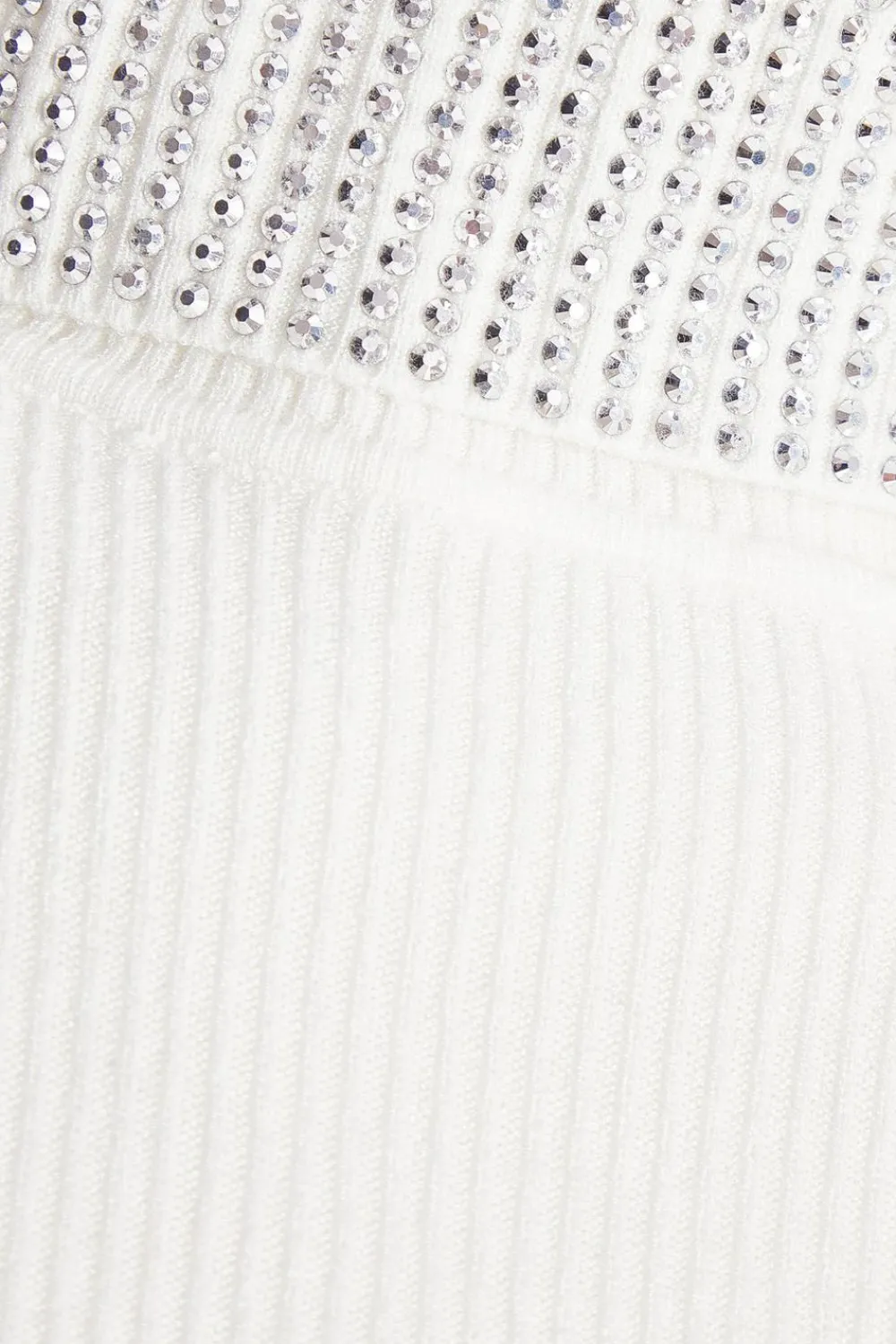 Quiz Workwear|Knitwear>Diamante Turtle Neck Jumper