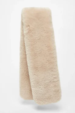 Quiz Wedding Accessories>Cream Faux Fur Scarf