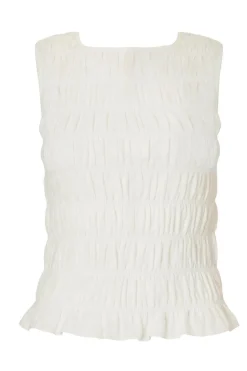 Quiz Summer Tops|Going Out Tops>Jacquard Gathered Top