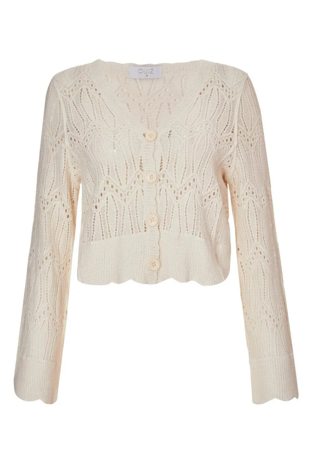 Quiz Summer Clothes|Knitwear>Knit Cropped Cardigan
