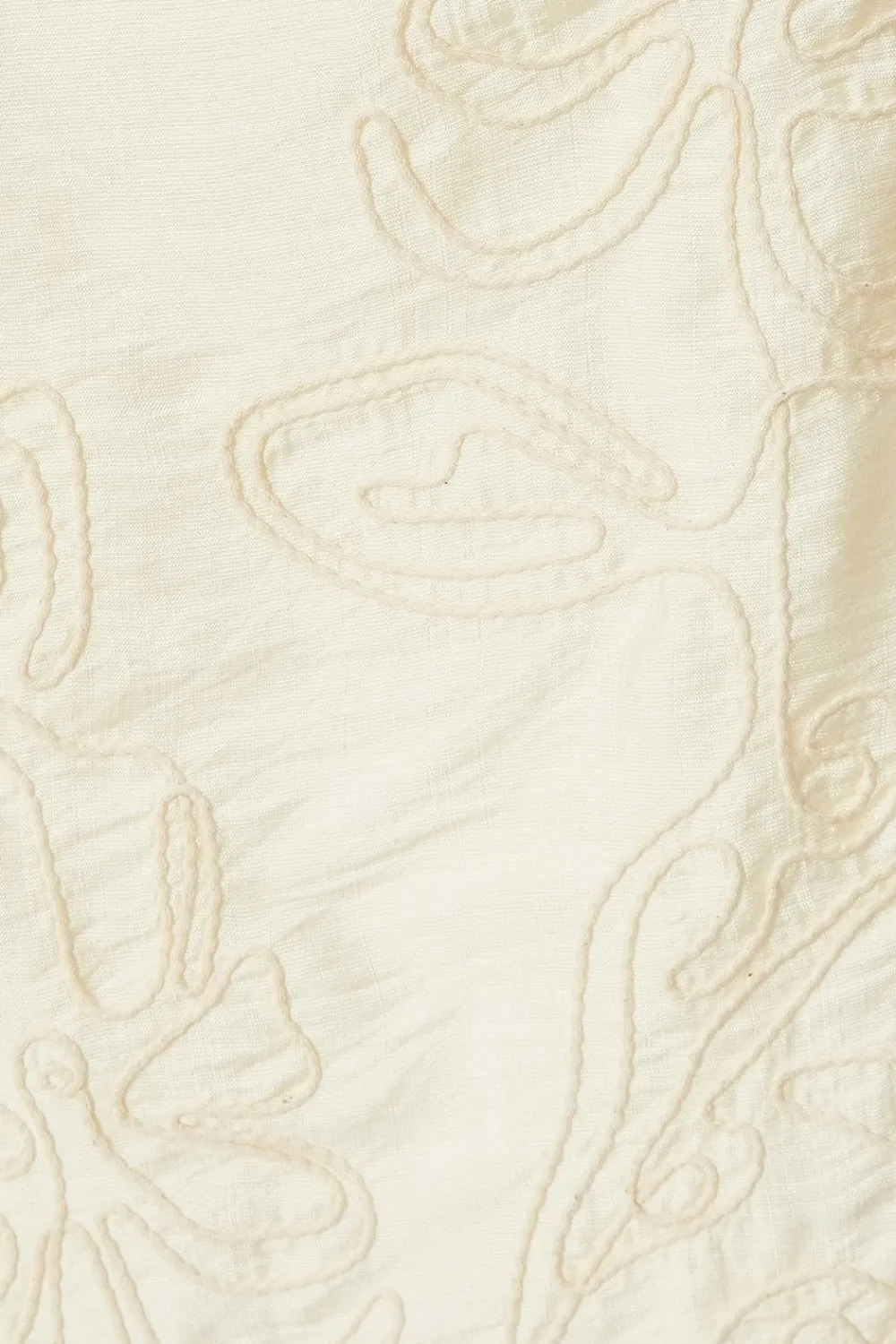 Quiz Summer Clothes|Holiday>Cream Linen Embroidered Midaxi Dress