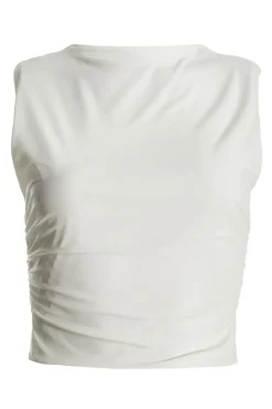 Quiz Summer Tops|Day Tops>Ruched Sleeveless Crop Top