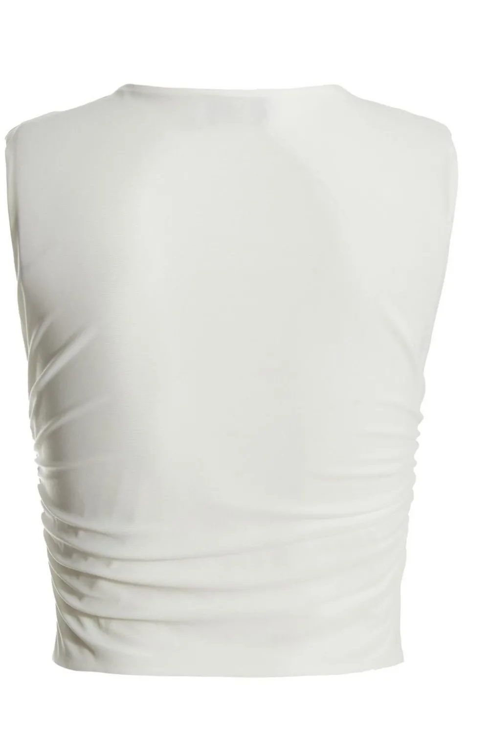 Quiz Summer Tops|Day Tops>Ruched Sleeveless Crop Top