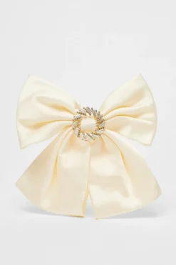 Quiz Hair Accessories>Satin Embellished Hair Bow