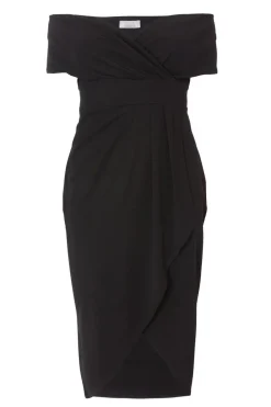 Quiz Evening Dresses|Christening Guest>Curve Bardot Midi Dress