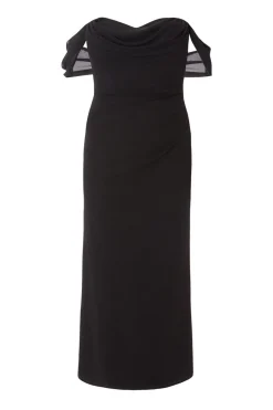 Quiz Prom Dresses|Prom & Ball>Curve Chiffon Bardot Maxi Dress