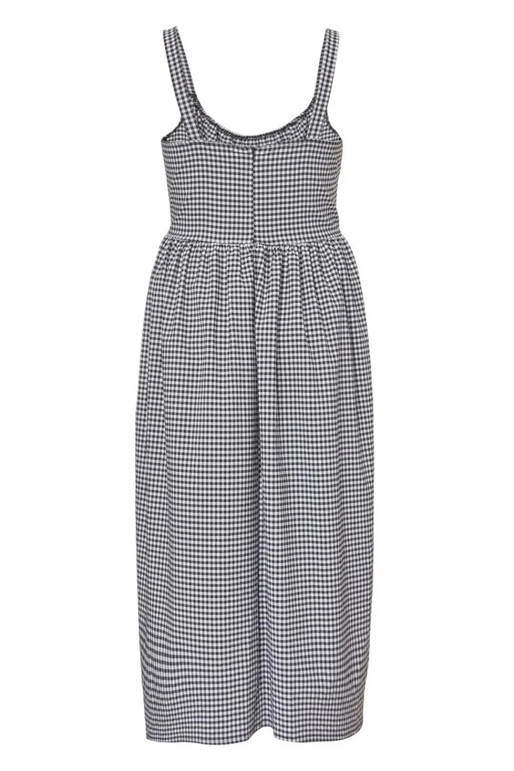 Quiz Summer Clothes|Dresses>Curve Black Gingham Midaxi Dress