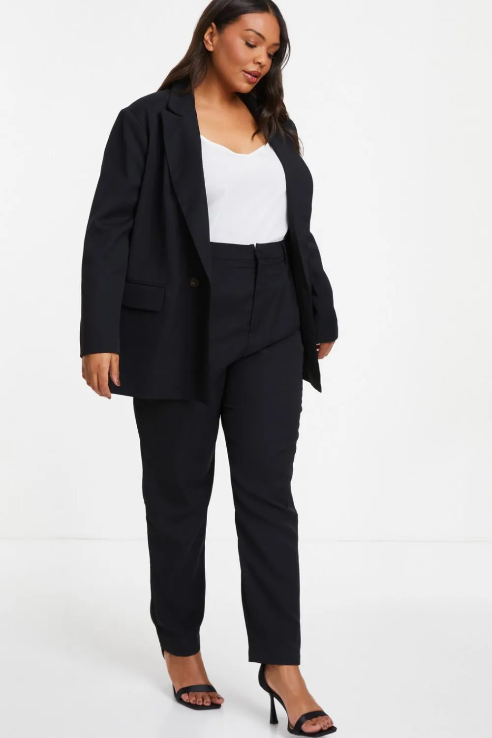 Quiz Workwear|Trousers>Curve Tailored Trousers