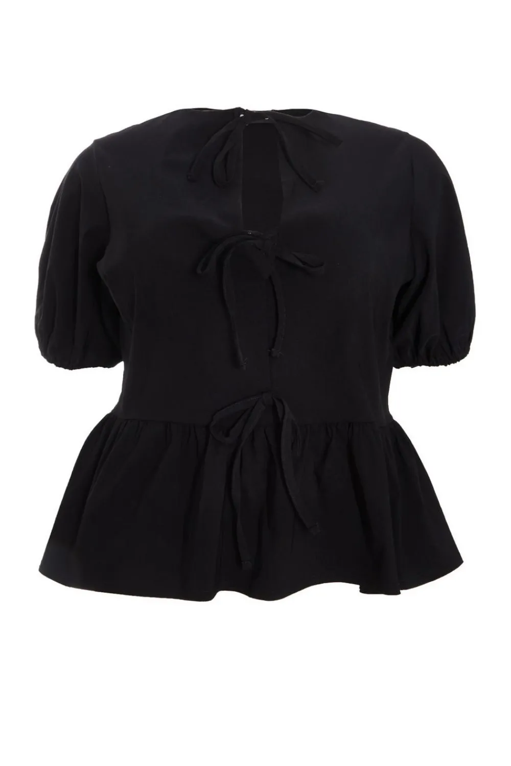 Quiz Summer Tops|Going Out Tops>Curve Tie Top