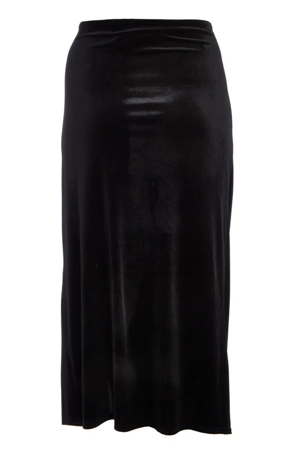 Quiz Skirts|Co-Ords>Curve Black Velvet Maxi Skirt