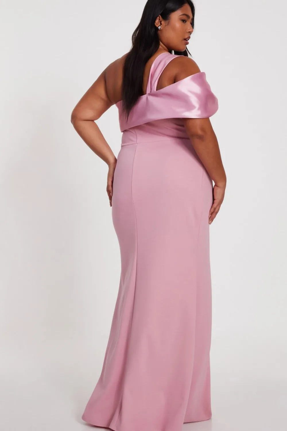 Quiz Evening Dresses|Wedding Guest Dresses>Curve One Shoulder Maxi Dress
