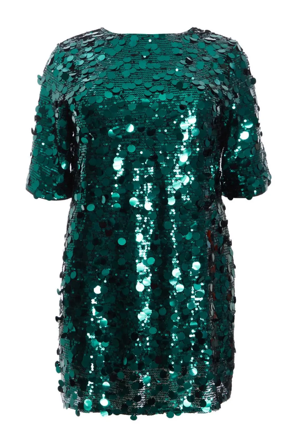 Quiz Occasion Dresses|Mini Dresses>Curve Sequin Boxy Tunic Dress