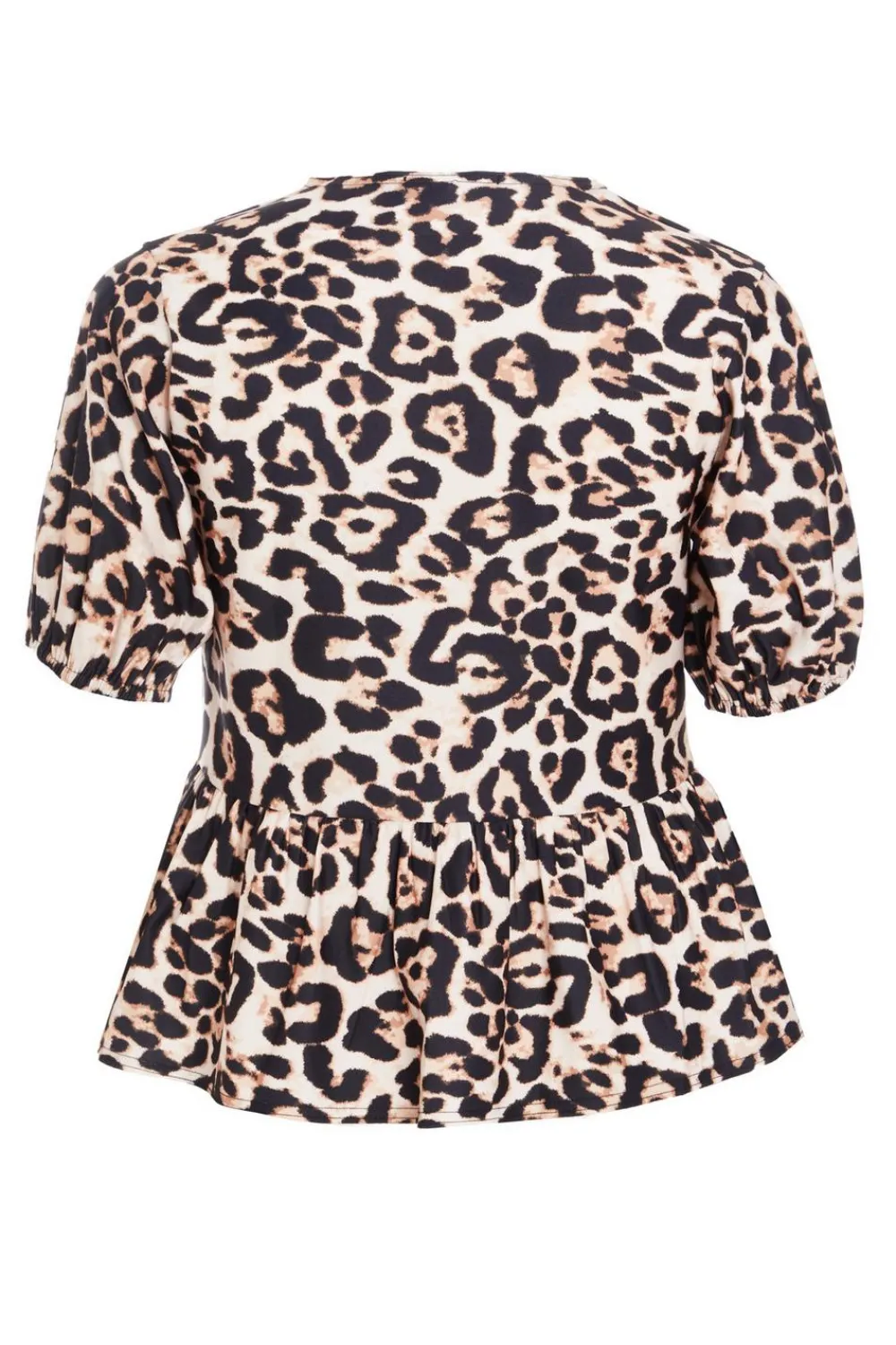 Quiz Summer Tops|Going Out Tops>Curve Leopard Print Tie Top