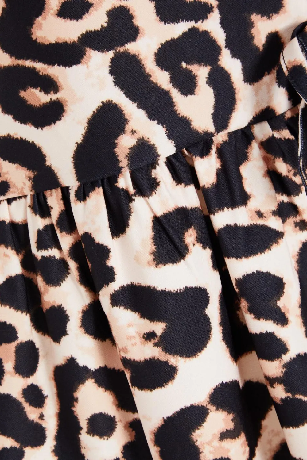 Quiz Summer Tops|Going Out Tops>Curve Leopard Print Tie Top