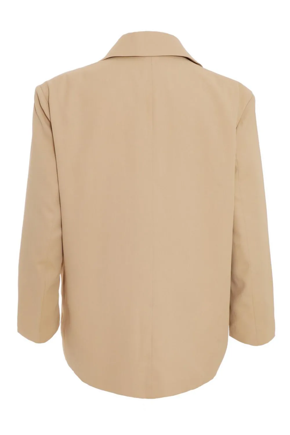 Quiz Workwear|Jackets & Coats>Curve Camel Oversized Tailored Blazer