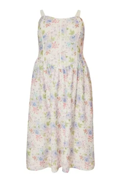 Quiz Day At The Races|Christening Guest>Curve Floral Embroidered Midi Dress
