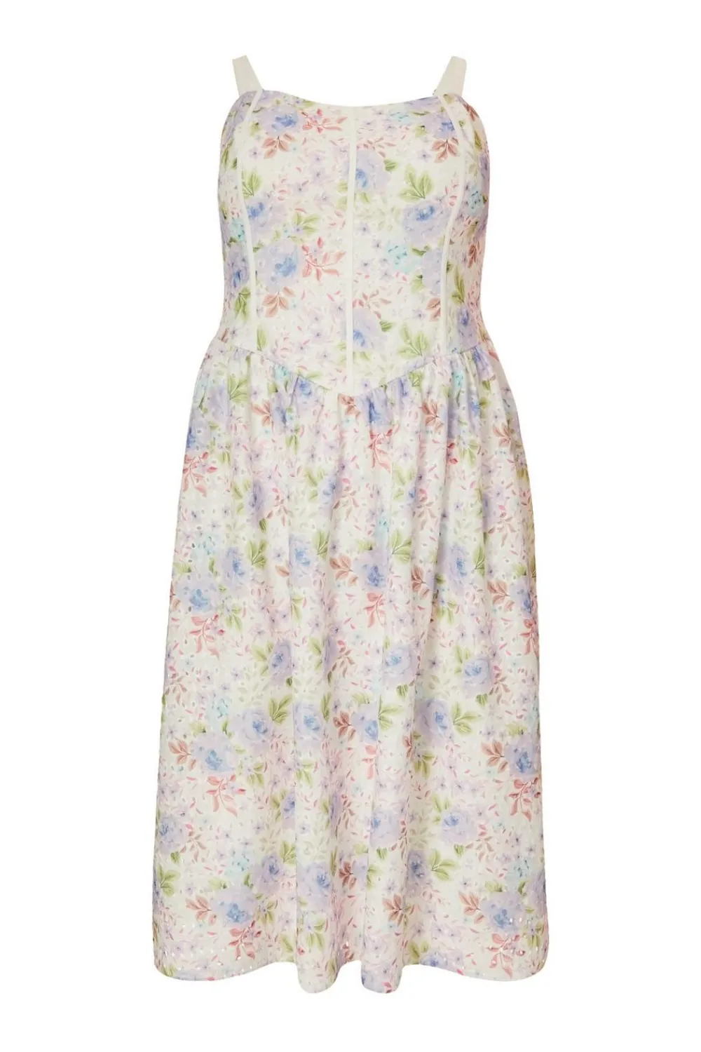 Quiz Day At The Races|Christening Guest>Curve Floral Embroidered Midi Dress