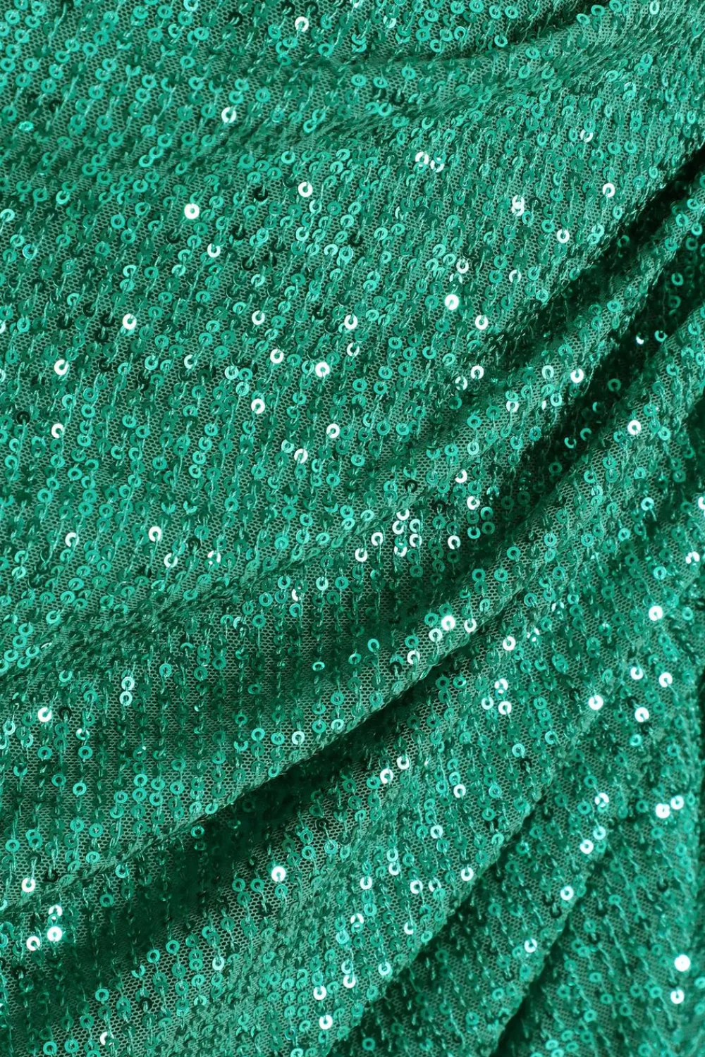 Quiz Wrap Dresses|Midi Dresses>Curve Jade Green Sequin Ruched Midi Dress