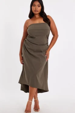 Quiz Day At The Races|Christening Guest>Curve Bandeau Midi Dress