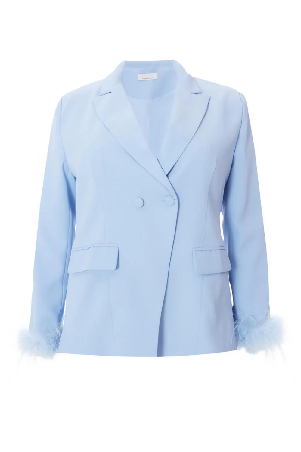 Quiz Day At The Races|Christening Guest>Curve Feather Trim Blazer