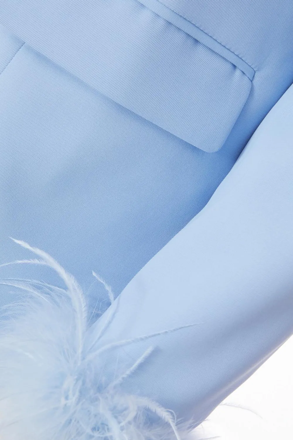 Quiz Day At The Races|Christening Guest>Curve Feather Trim Blazer